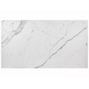 Стол обеденный SIGNAL BONUCCI Ceramic Statuario Venato белый/орех 200-250/98